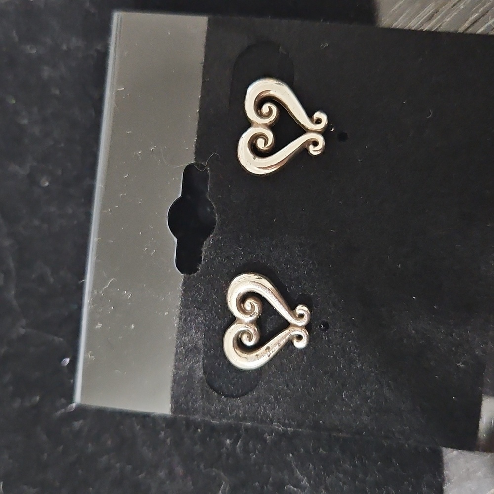Brighton Genoa Mini Heart Earrings